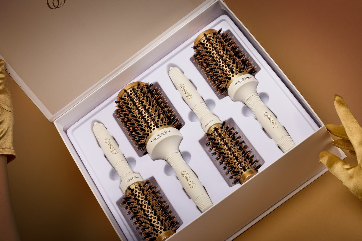 Bella-Lu Brush Set &amp; Pure Silk Pillowcase